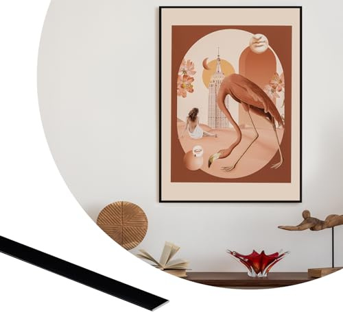 ZOWZOW Peel and Stick Trim Moulding, Self-Adhesive Waterproof PVC Edge Trim for Walls, Windows, Mirrors, Furniture, Tiles, Borders, Corners, DIY Home Decoration (12.2m x 6.4mm)