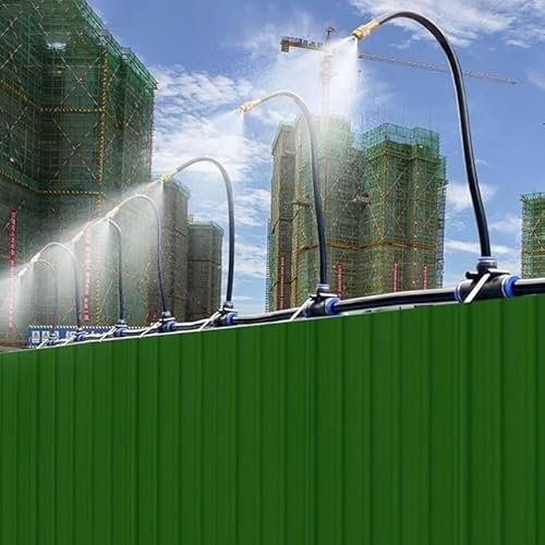 TYH Kit D'irrigation Goutte-à-Goutte pour Jardin, Système D'irrigation Automatique Incurvé À 360°, Système D'arrosage De Jardin, Conception Économe en Eau, Buse Réglable, pour Jardin, Serre, Pelouse