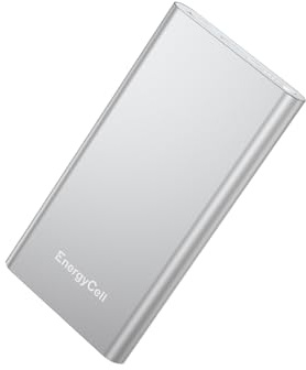 Power Bank 12000mAh USB C Externer Akku 22.5W Pilot 4GS Tragbares Ladegerät für iPhone 16/15/14/13, Tablet, Galaxy S25, Huawei usw.-Silber