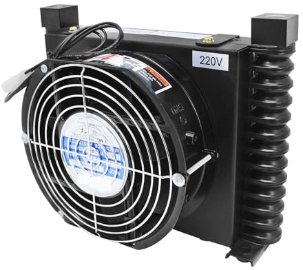 Ventola di raffreddamento dell'aria Radiatore idraulico AL608T-CA 10L/min Ventola dell'olio for macchine utensili CNC Basso rumore(DC12)
