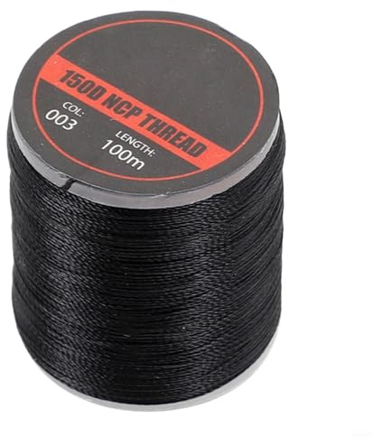 Fil de fixation à la mouche 150D, fil en polyester multicolore pour aider la reliure à l'hameçon et la pêche à la mouche, fibres solides (Ncp 002)