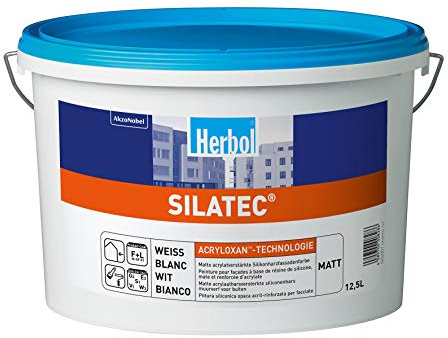 Herbol Silatec Fassadenfarbe, Weiß (12,5L)
