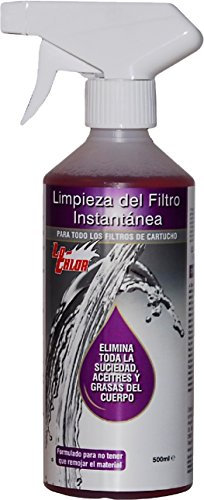 Instant Filter Cleaner: Potente Limpiador de filtros de Cartucho. Botella 500 ml con pulverizador