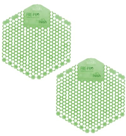 Fre-Pro WAVE 3D - Pissoir & Urinal Insert - 30 Day Fresh Effect - Cucumber Melon, Pack of 2