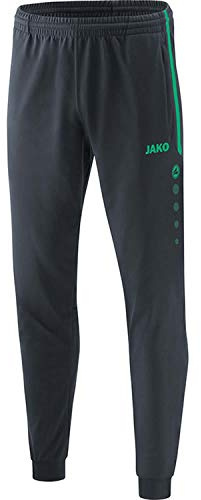 JAKO Competition 2.0 Pantalones de poliéster, Unisex Adulto, Antracita/Turquesa, Medium
