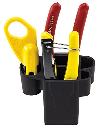 Koax-Installationsset in geformter Hüfttasche mit Crimpzange, Abisolierzange und Kabelschneider, Kleinwerkzeug VDV011-852