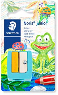 STAEDTLER 514 10 BK ST, Afilalápices Buddy extragrueso, para uso infantil, idóneo para lápices anchos