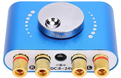 DC8-24V 5.0 Mini Amplificatore di Potenza, Bluetooth; Stereo Hi-Fi Amplificatore Digitale Stereo Hi-Fi 2 Canali 20W + 20W, Ricevitore Wireless