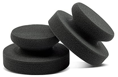 SCHOLL Concepts HandPuck | Schwarz | 100mm Durchmesser | 3 Stück