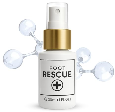 Foot Rescue Numbing Spray for Relief - Travels & Relieve Fatigue from High Heels - Lidocaine, Aloe, Eucalyptus, Menthol & Witch Hazel Infusion, Ideal for High Heel Fatigue, Athletes, Travelers, 1.01oz