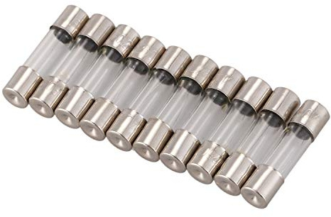 10 unidades 250 V 0. 2 a 200 mA rotura tubos fusibles de vidrio 5 x 20 mm
