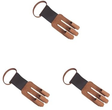 Mealoodiousmusea 3er-Set Schießhandschuhe, Zubehör, professionell, schützend, verschleißfest, Trainingsausrüstung, Jagdbeschläge zum Schutz von Jägern