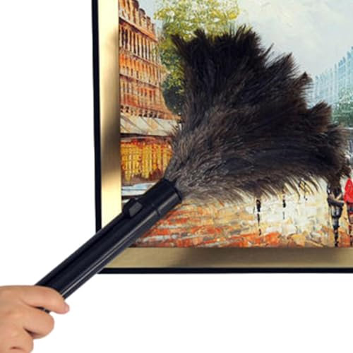 Piumino per spolverare, estensibile, portatile, ad alta densità, efficiente, telescopico, per casa, auto, ufficio, hotel