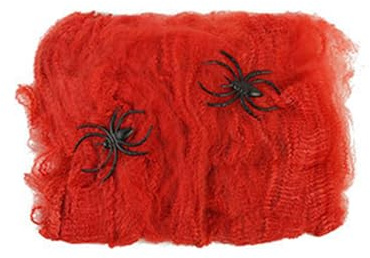 Tela ragnatela di Halloween, ragnatele, decorazioni di Halloween - Realistiche ragnatele per Halloween | Forniture per festival multifunzionali, ragnatele di buona adesione