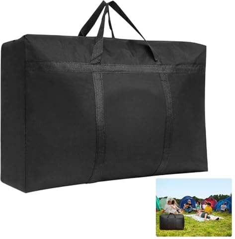 Super Groß Aufbewahrungstasche, 180L Oxford, Schwarz
