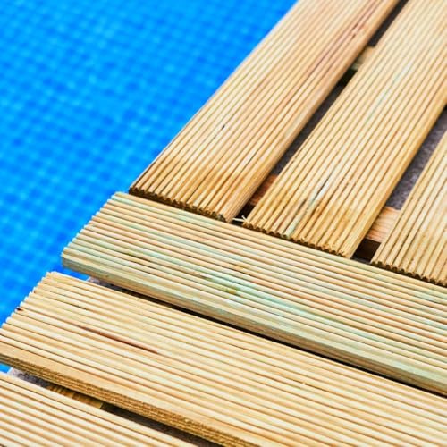 Nortene Tarima Madera de Pino Altura para Jardín y Terraza 100X100CM | Producto Nortene Para Jardín, Terraza Y Exterior, Resistente Y Duradero Para Uso Exterior Continuado. Fácil Instalación