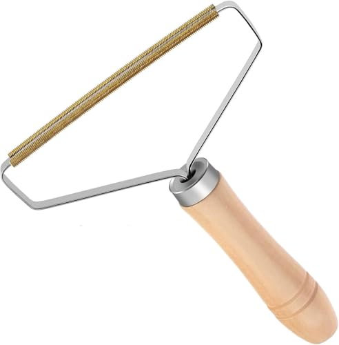 Weiliya 1 Stück Fusselentferner, Fusselentferner, Teppich, wiederverwendbare Fusselrollen für Fusselplüschkleidung, Teppich, Tierhaare, Holz, GUAMAO123