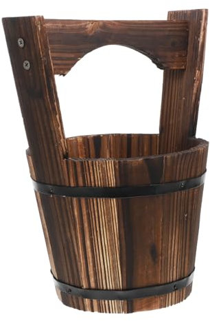 UPKOCH Blumentopf Blumentöpfe Aus Naturmaterial Pflanzgefäß Aus Behälter Kleiner Pflanztopf Für Garten Und Terrasse Multifunktional Und Langlebig
