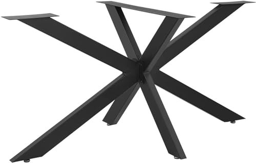 LLHTTDMBDFC Tischbeine, Tischgestell, Tischbeine, Möbelbeine, pulverbeschichtete Stahlbeine – Spinnenförmige Beine im Industriestil, einfache Montage(58x43x98cm)
