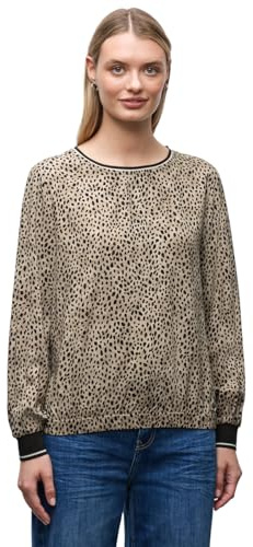 Street One Leo Bluse mit Tapedetails Sanded beige 38