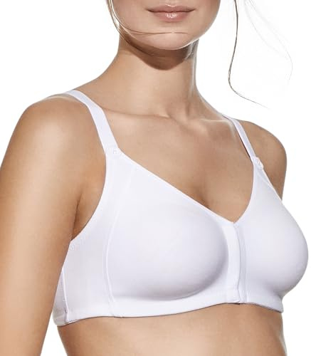 Selene, Reggiseno Donna in Cotone Traspirante, Senza Ferretto e Imbottitura, Collezione Blanca