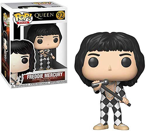 Funko Pop! Vinyl: Rocks: Queen: Freddie Mercury - Vinyl-Sammelfigur - Geschenkidee - Offizielle Handelswaren - Spielzeug Für Kinder und Erwachsene - Music Fans - Modellfigur Für Sammler und Display
