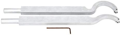 2Pcs Ensemble d'outils de tournage en bois, Porte-outil de tournage en bois creux Ciseau rotatif Outil à main pour tour à bois, 45 outils de quincaillerie en acier forgé