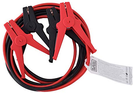 BLACK+DECKER Câbles de Démarrage pour Batterie Voiture 16mm2 - 3m 201876