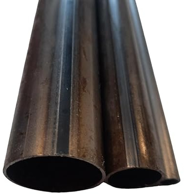 AZZAP Stahlrohr Hohlprofil 1mm stark (⌀26mm x Länge: 1,2m)