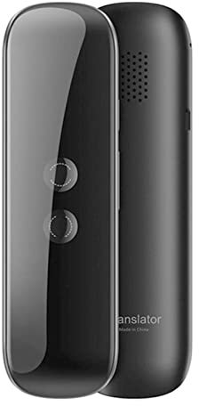 Sprachübersetzergerät, 127 Sprachen, Sprachübersetzer für Reiseunternehmen, Bidirektionales Simultanübersetzungsgerät, Hochpräzise 99% (Schwarz)