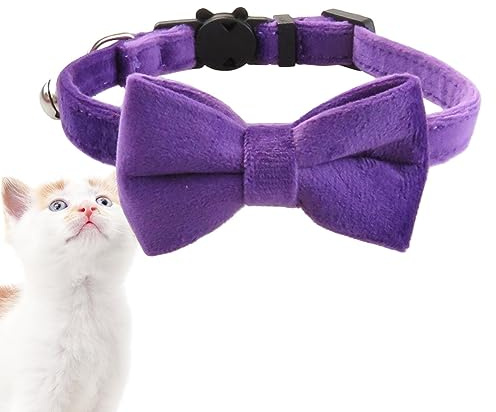 Fulenyi Collier Nœud Papillon pour Chien - Respirant et Doux pour la Peau - Accessoire de Décoration pour Chat et Chien - Pour , Photographie, Maison, Mariage, Promenade