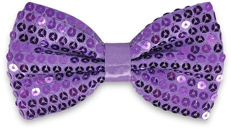 AUSUAYA Glitzernde Pailletten Fliege, Glitzer Fliege Damen & Herren für Karneval, Geburtstag, Halloween & Weihnachten DE-G-3