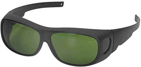Ausla Schweissbrillen Schweißbrille, Leichte, Kratzfeste PC-Nylon-UV-beständige Schweißerbrille, Schutzbrille für Elektroschweißen (Hellgrün IR3.0)