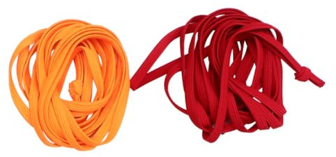 CIYODO 2stücke Pack Elastische Springseile Für Junge Mädchen Mit Latexschnur Geeignet Für Schule Und Zuhause Kleine Und Leichte Seile Für Sport Und Fitness Zufällige Farbe