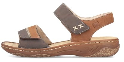 Rieker Sandalo da donna V2860, marrone, 40 EU, marrone, 40 EU
