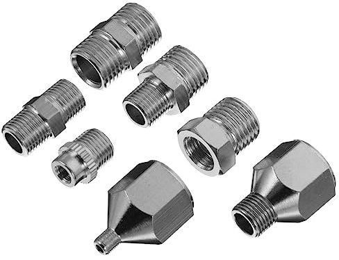 CORHAD 1satz Teiliges Airbrush Adapter Schnellkupplung Für Airbrush-Schlauch Vielseitig Einsetzbar Für Malerei Tattoo Kosmetik Und Kunst Hochwertige Metallverarbeitung Langlebig Und