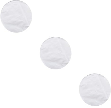 CONGARTENO 6 Packungen à 100 Stück Doppelseitiges Silikonölpapier Grillölpapier Wiederverwendbares Pergamentpapier Backblechauskleidung Backkreise Liner Pergamentpapiereinlagen Toaster Weiß