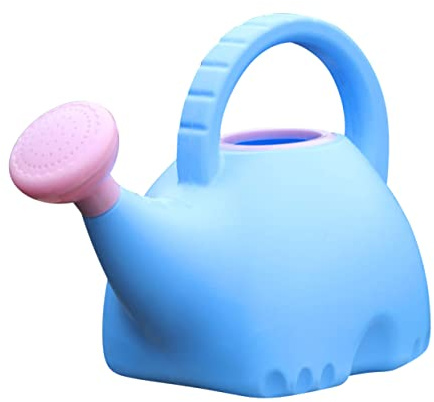 Vaguelly 1 Pieza Regadera Infantil de Diseño Cartoon Riego y Portátil para Color Azul y Rosa Regadera de Jardín para Habilidades Prácticas