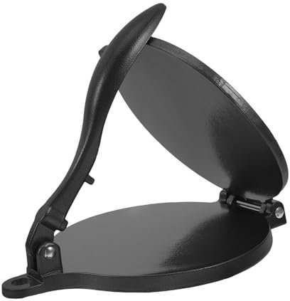 Hemobllo Prensa para Tortillas de Aluminio de Alta Resistencia Aplastador de Masa Antiadherente para Tortillas y Tacos Herramienta de Cocina para y Restaurantes