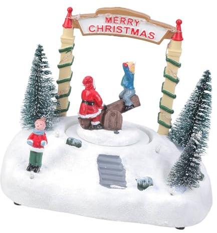 ZEPFJHE Caja de música giratoria con espectáculo de luces LED y música de alimentación por USB/batería para decoración de dormitorio, para ambientes encantadores, música giratoria LED