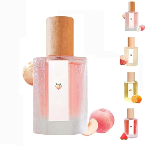 Peach Scented Fragrance Spray,Long Lasting Refresh Fruit Floral Fragrance Perfumes,Watermelon/Peachs Perfume,Natural Hair & Body Mist Sprays,Fruity Perfume Collection for Women Daily Use (Peach)
