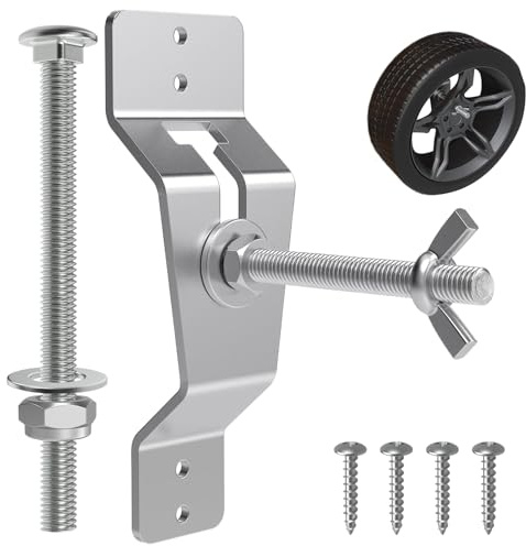 Support de roue de secours – Support robuste pour remorque – Accessoire de rangement automatique | Support de roue sécurisé avec kit d'installation murale pour voiture, camion, utilitaire, garage