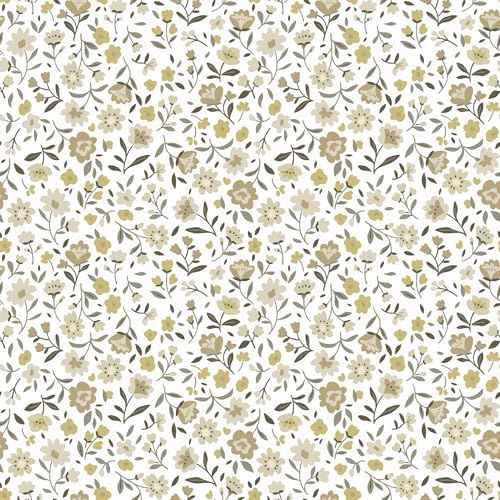Braun & Company Servietten 33x33 cm 20 Stück 3-lagig | Blumenmotiv Wiesenmotiv Wildblumen | romantische Sommerwiese, Blumenwiese & Servietten Blumen und Wiese (1211-26012)
