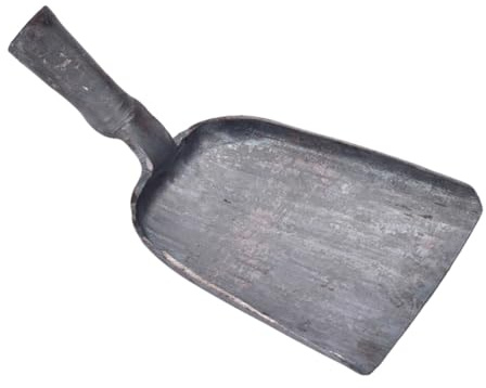 Gadpiparty Pala per Carbone e Cenere, Paletta Robusta in Acciaio, Accessorio per Barbecue e Stufa, Utensile Compatto per Pulizia in Casa e Giardino