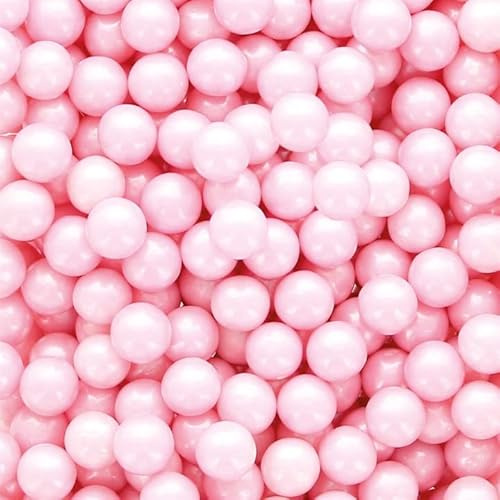 Cake Pearls PINK Sprinkles 7mm edible cake decorations 50g…