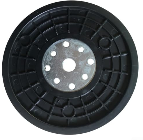 Rueda de transmisión de disco para bicicleta estática para gimnasio en casa, accesorios de fitness con construcción de plástico y metal