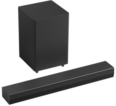 Barra de sonido LG S30A con altavoz de graves, 140 W, Bluetooth, color negro