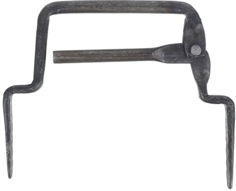 iplusmile Pinza Strumento da Muratura Ergonomico per Sollevamento Mattoni in Ferro Nero Aumenta L'efficienza e Riduce la Fatica per Edilizia nel Trasporto Mattoni