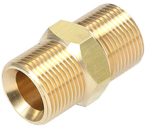 McFilter | Doppelnippel M22x1,5 AG Schlauch-Verbinder Adapter Kupplung für Hochdruckreiniger