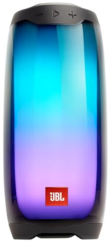 JBL Pulse 4 - Waterproof Portable Bluetooth Speaker with Light Show - Black
